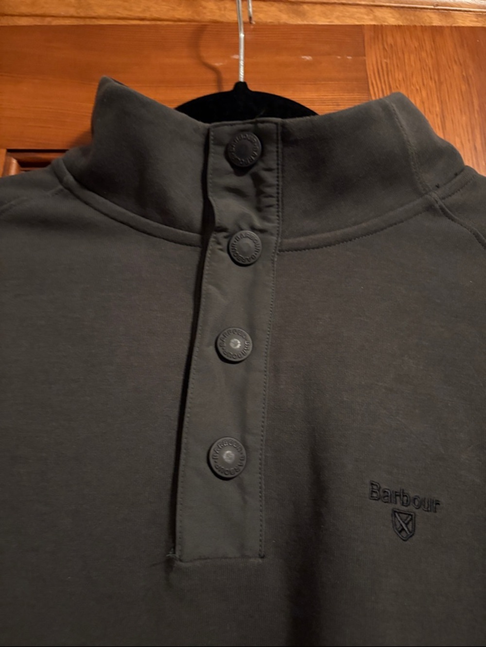 Barbour Half Button Sweatshirt - Picture 6 of 8